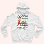 Gardening Custom Shirt Work In My Garden Hang Out With My Dogs Personalized Gift