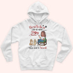 Dog Lady Custom Shirt Born To Be A Stay At Home Dog Mom Forced To Go To Work Personalized Gift Dog Lover