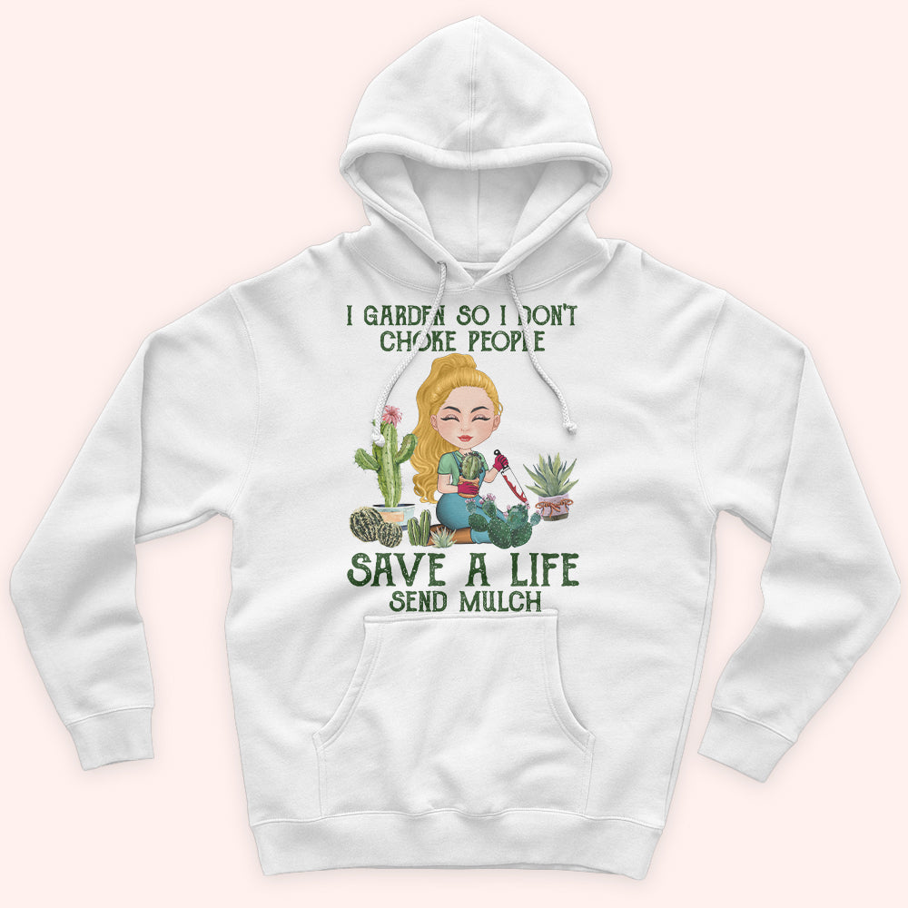 Gardening Custom Shirt Save A Life Send Mulch Personalized Gift