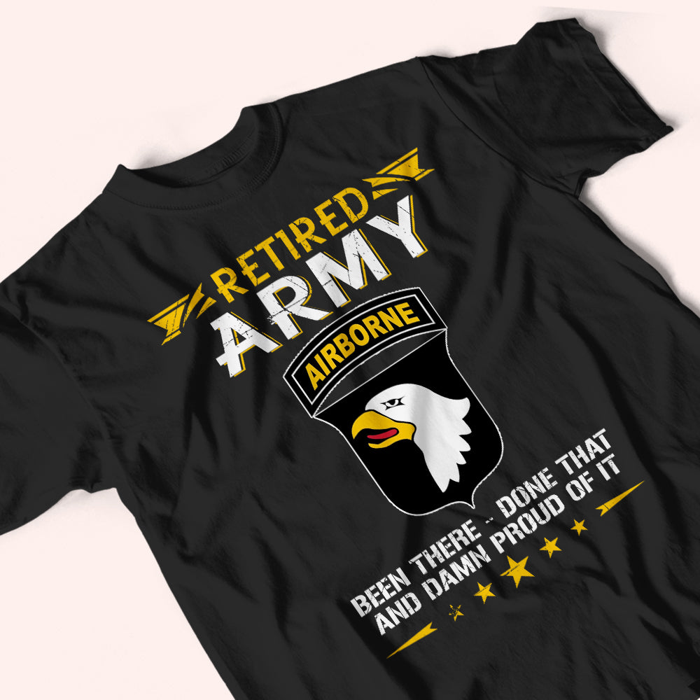 Veteran Custom Retired Shirt Personalized Gift