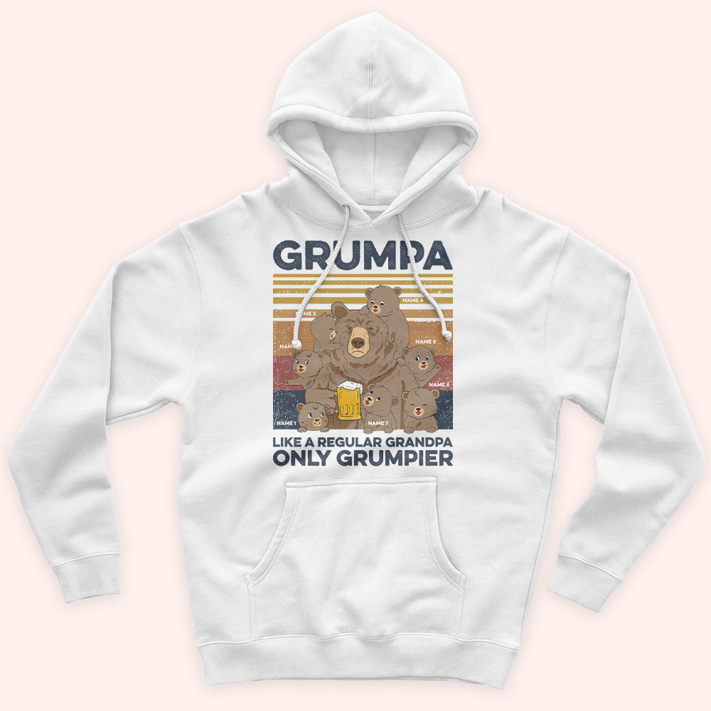 Grandpa Custom Shirt Grumpa Like A Regular Grandpa Only Grumpier Personalized Gift