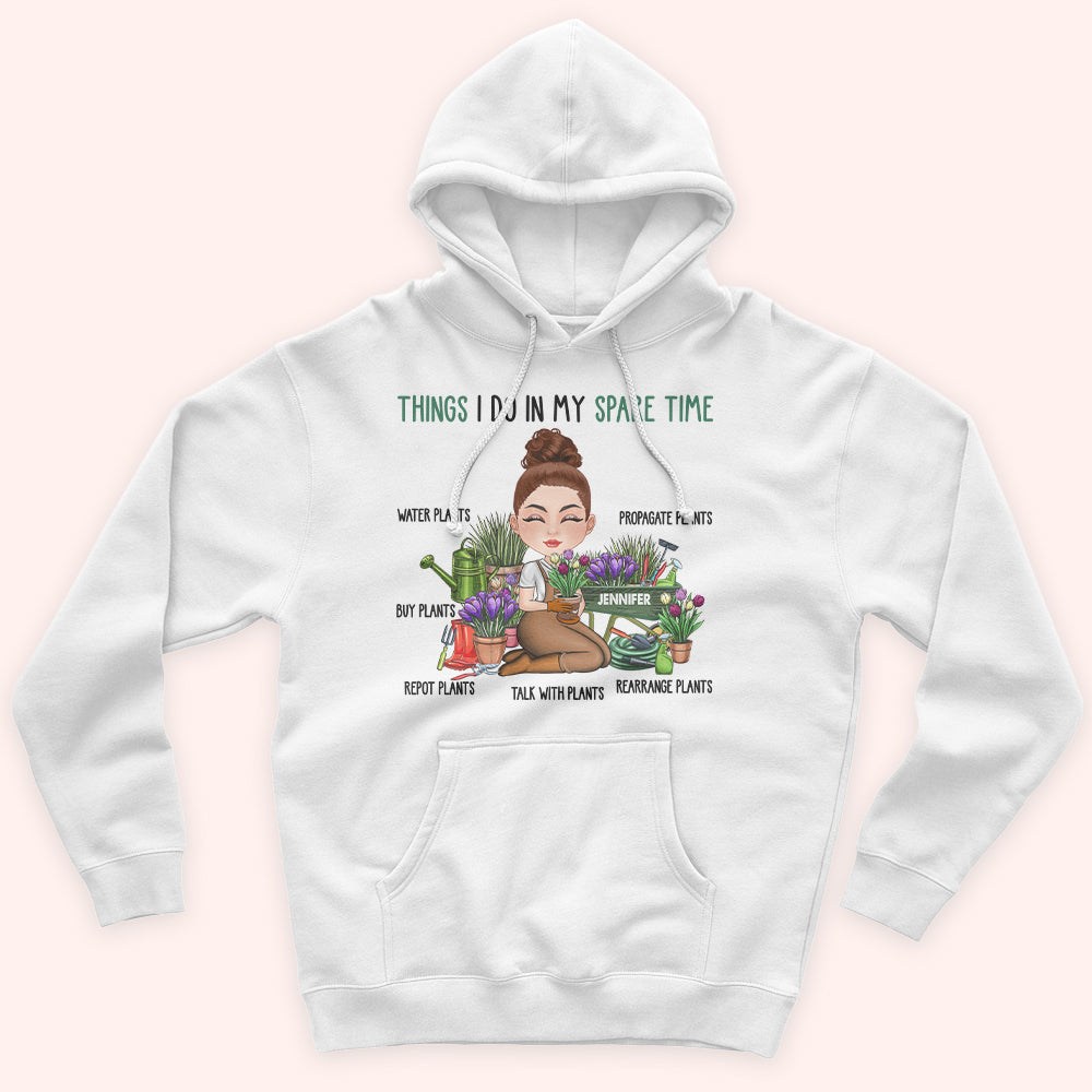 Gardening Custom Shirt Things I Do In My Spare Time Personalized Gift