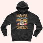 Veteran Custom Shirt I Am A Dad Papa And A Veteran Personalized Gift