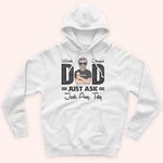 Dad Custom Shirt World's Okayest Dad Father's Day Personalized Gift