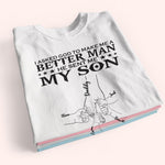 Dad Custom Shirt I Asked God To Make Me A Better Man Personalized Father's Day Gift