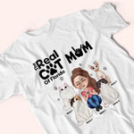 Cat Custom Shirt The Real Cat Mom Of Your State Personalized Gift