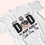 Dad Custom Shirt World's Okayest Dad Father's Day Personalized Gift