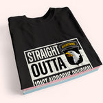 Veteran Custom Shirt Straight Outta Military Personalized Gift