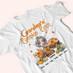 Halloween Custom Shirt Grandma's Pumpkin Patch Personalized Gift