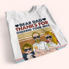 Dad Custom Shirt Thanks For Sharing Your DNA Now We&#39;re Both Awesome Personalized Gift For Father