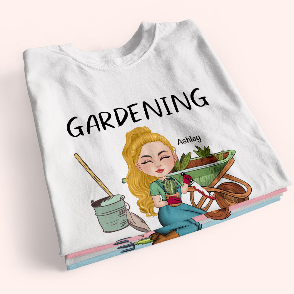 Gardening Custom Shirt Because Murder Is Wrong Personalized Gift