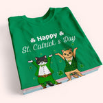 Cat Custom Shirt Happy St Catrick's Day Personalized Patricks Gift