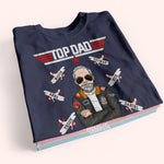 Dad Custom Shirt Top Dad To Helicopter Airplane Personalized Gift