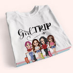 Bestie Custom Shirt Girl Trip Cheaper Than Therapy Personalized Best Friend Gift