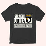 Veteran Custom Shirt Straight Outta Military Personalized Gift