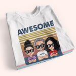 Dad Custom Shirt Awesome Like My Daughter Personalized Father's Day Gift