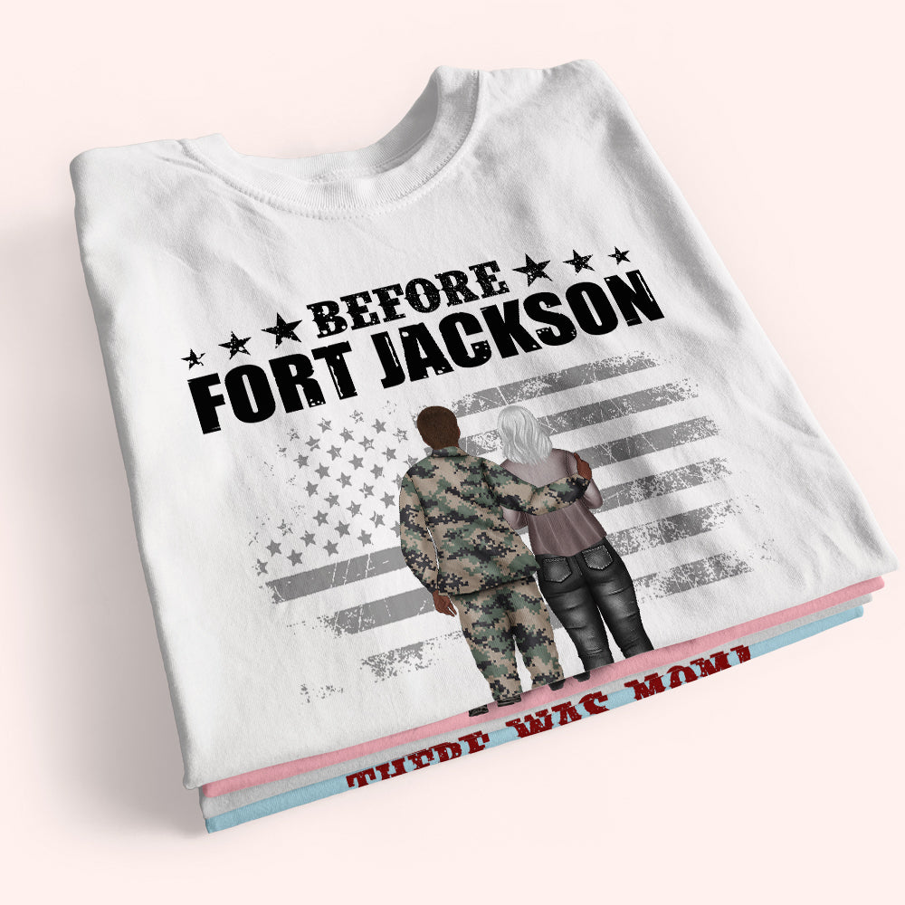 Veteran Custom Shirt Before Boot Camp There Was Mom Personalized Gift