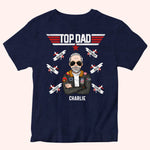 Dad Custom Shirt Top Dad To Helicopter Airplane Personalized Gift