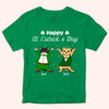Cat Custom Shirt Happy St Catrick&#39;s Day Personalized Patricks Gift
