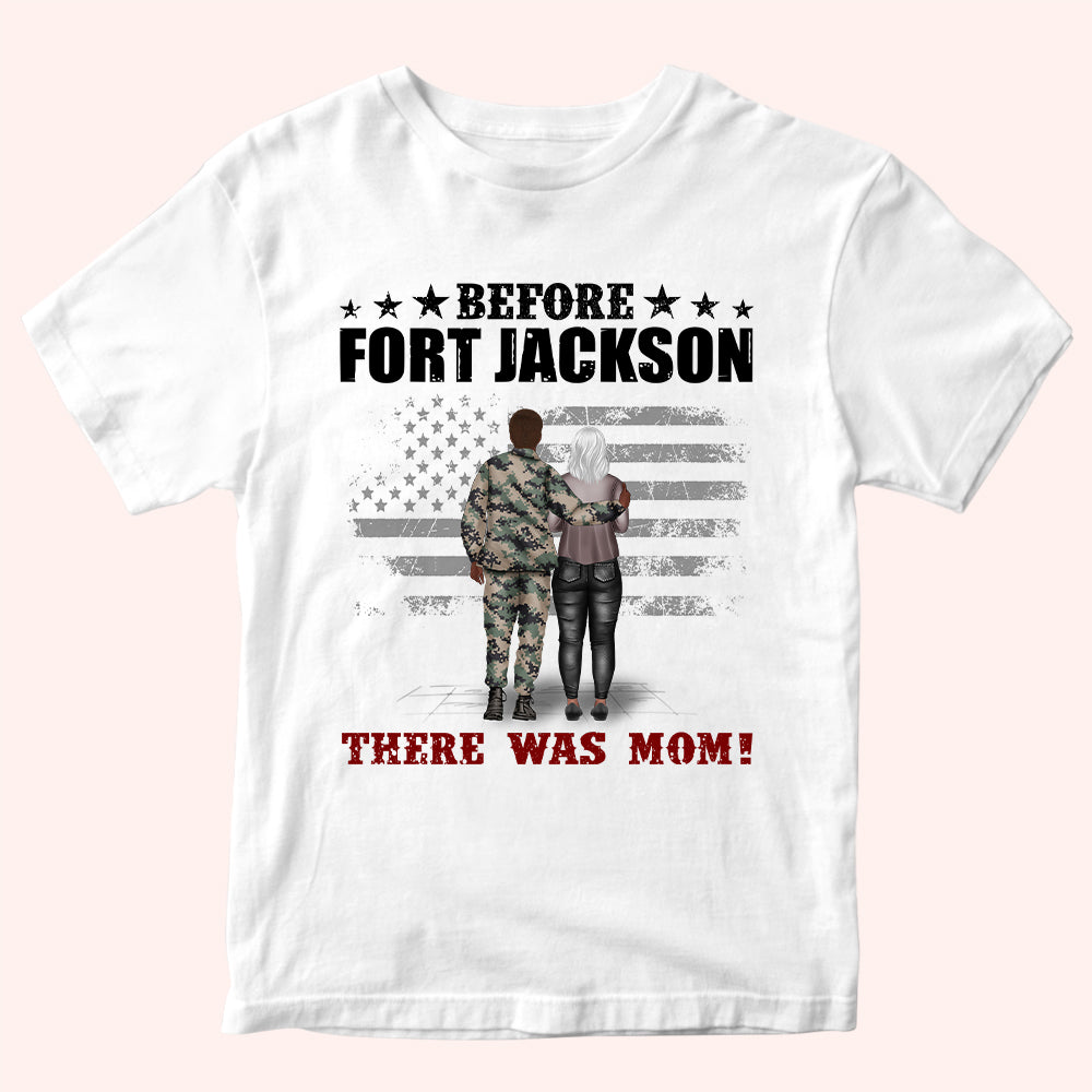 Veteran Custom Shirt Before Boot Camp There Was Mom Personalized Gift