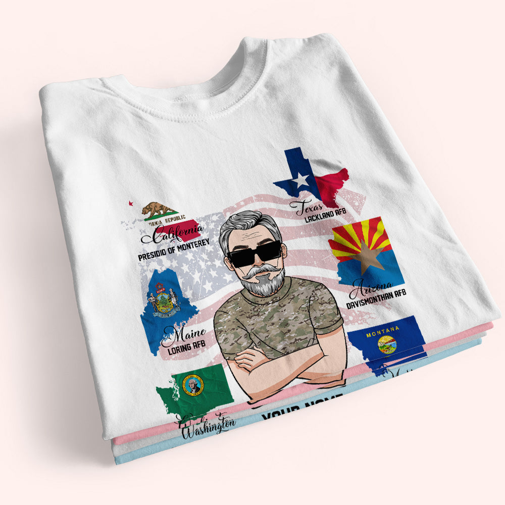 Veteran Custom Shirt My Time In Uniform Is Over But Being A Veteran Never Ends Personalized Gift