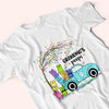Easter Custom Shirt Grandma&#39;s Peeps Vintage Truck With Grandkids Name Personalized Gift