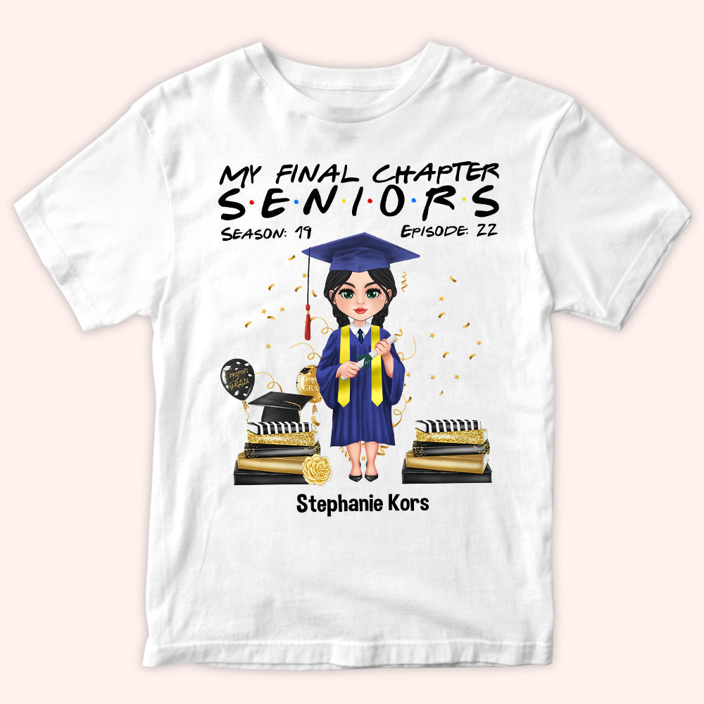 Graduation Custom Shirt My Final Chapter Personalized Graduate Gift