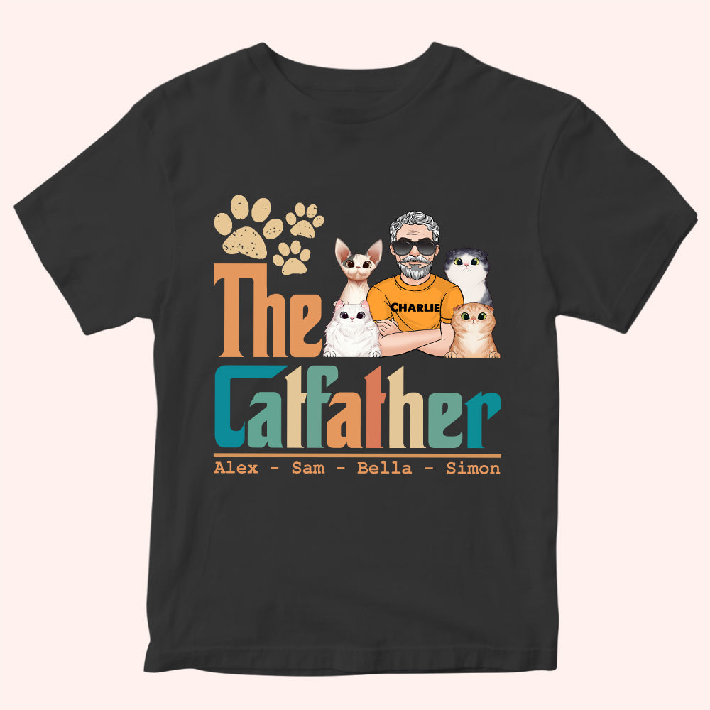 Cat Dad Custom Shirt The Cat Father Personalized Gift