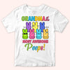 Easter Custom Shirt Grandma Of The Most Awesome Peeps Personalized Gift
