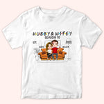 Married Couple Custom Shirt Hubbey & Wifey Personalized Gift