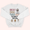 Best Dog Dad Ever Custom Shirt Personalized Gift For Dog Lover