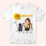 Dog Mom Custom Shirt You Are My Sunshine Sunflower Personalized Gift