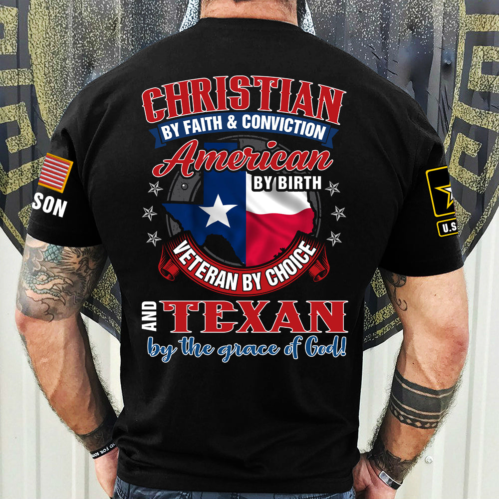 Veteran Custom All Over Printed Shirt American By Birth Veteran By Choice Personalized Gift