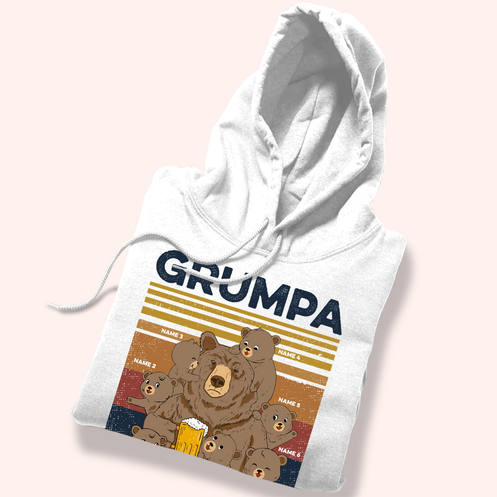 Grandpa Custom Shirt Grumpa Like A Regular Grandpa Only Grumpier Personalized Gift