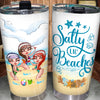 Bestie Custom Tumbler Salty Lil Beaches Personalized Gift