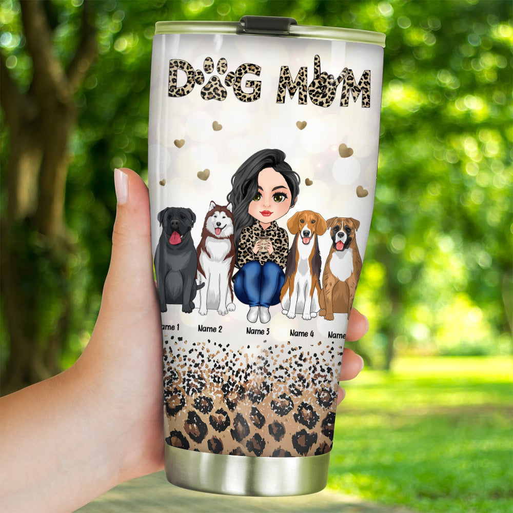 Dog Mom Custom Tumbler Just A Girl Who Love Dogs Personalized Gift