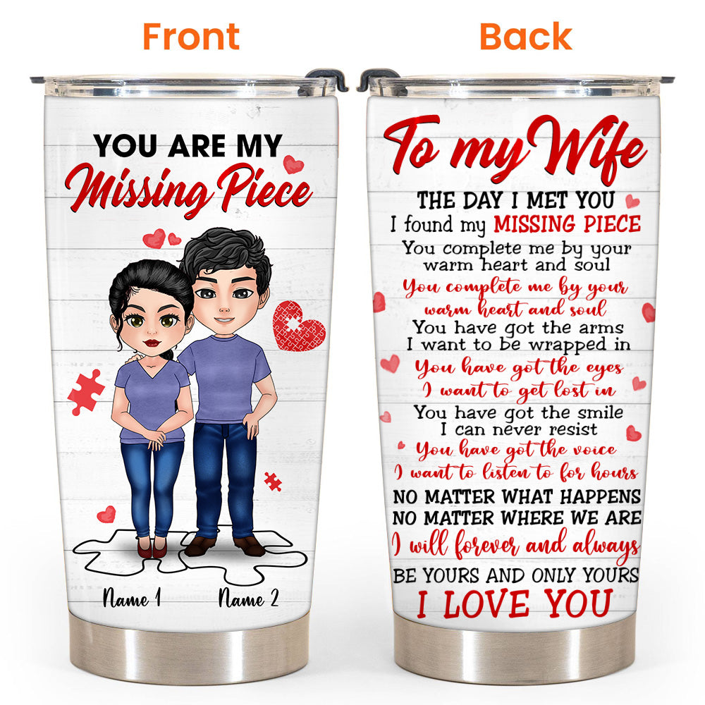 Couple Custom The Day I Met You I Found My Missing Piece Personalized Gift For Him Her