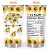 Mom Custom Tumbler No 1 Mum Nutrition Facts Personalized Gift For Mama Bear