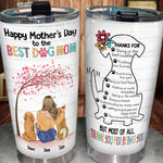 Dog Custom Tumbler Thanks For Being You Mother's Day Personalized Gift