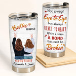 Bestie Custom Tumbler Besties Forever We're A Team Personalized Best Friend Gift