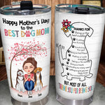 Dog Custom Tumbler Thanks For Being You Happy Mother's Day Personalized Gift