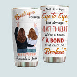 Bestie Custom Tumbler Besties Forever We're A Team Personalized Best Friend Gift