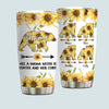 Mom Custom Tumbler All A Mama Needs Is Coffee And Her Cubs Sunflower Personalized Gift For Mama Bear