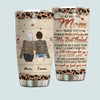 Mother Daughter Custom Tumbler Thank You For Being My Mother Personalized Gift