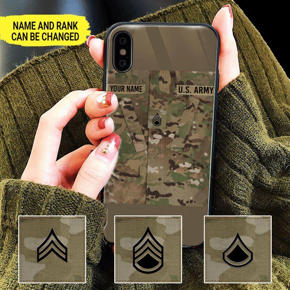 U.S. Army Custom Phonecase U.S. Army Uniform Personalized Gift - PERSONAL84