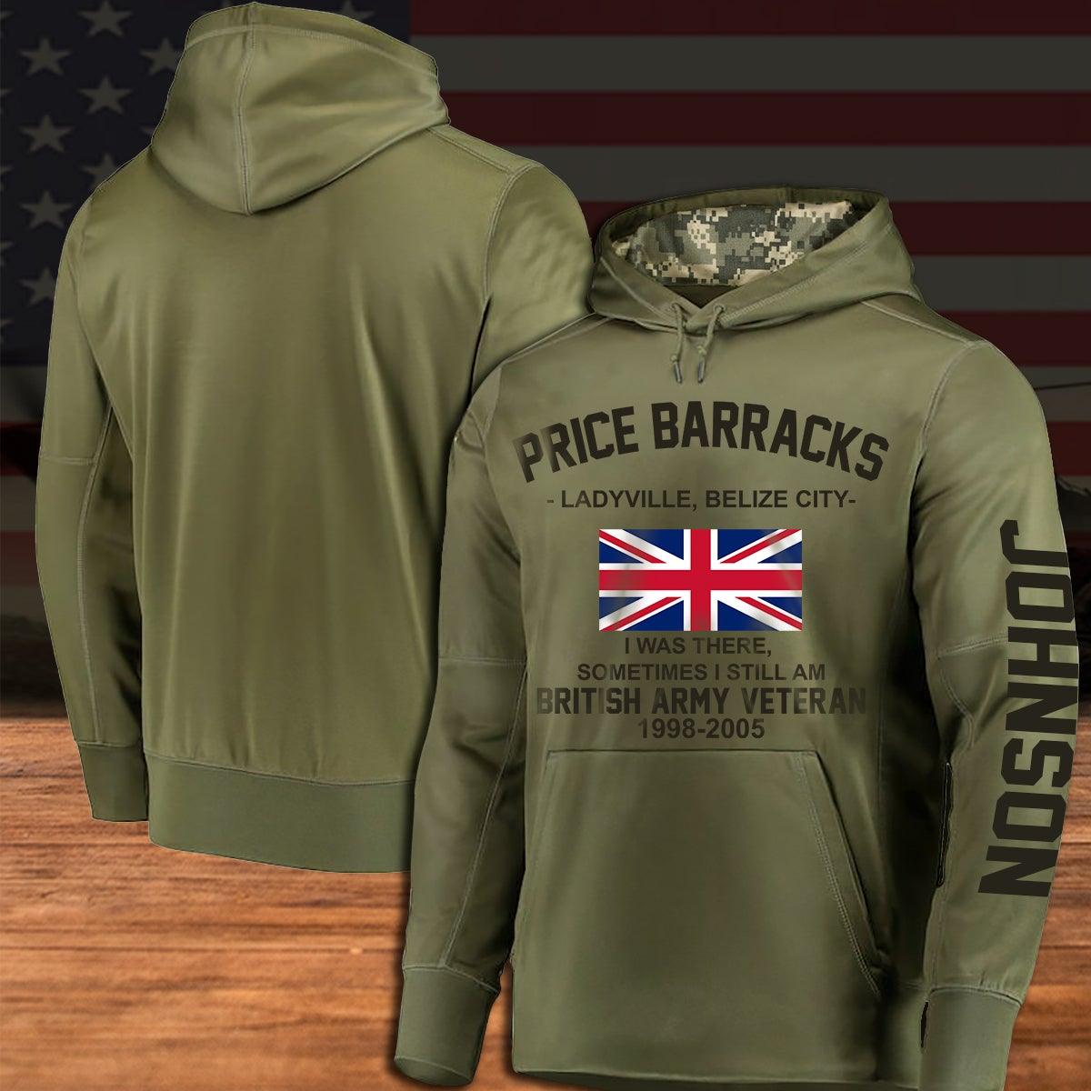 UK Veteran Custom Hoodie Served In Military Base Personalized Gift - PERSONAL84