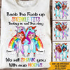 Unicorn Custom Shirt We Will Shank You With Our Horns Sarcasm Personalized Best Friend Gift - PERSONAL84