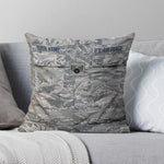 US Air Force Custom Pillow US. Air Force Blue Uniform Personalized Gift - PERSONAL84