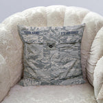 US Air Force Custom Pillow US. Air Force Blue Uniform Personalized Gift - PERSONAL84