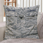 US Air Force Custom Pillow US. Air Force Blue Uniform Personalized Gift - PERSONAL84